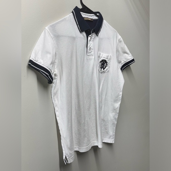 BLACK FRIDAY SALE | Roberto Cavalli Crest Polo Shirt - Picture 4 of 7